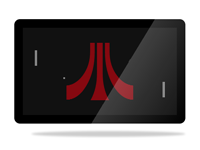 Atari Logo + Pong animated 