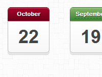 CSS3 Calendar Icon
