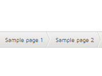 Apple Breadcrumb Navigation Menu