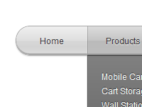 Animated Glossy CSS3 Navigation Menu