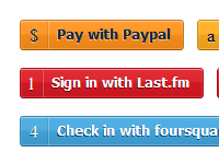 Zocial (Social Media) CSS3 Buttons